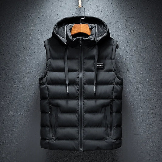 gilet veste légère LawrenceBlack sans manche pour homme collection automne, Cotton polyester, zip