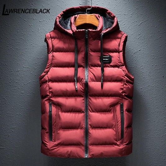 gilet veste légère LawrenceBlack sans manche pour homme collection automne, Cotton polyester, zip